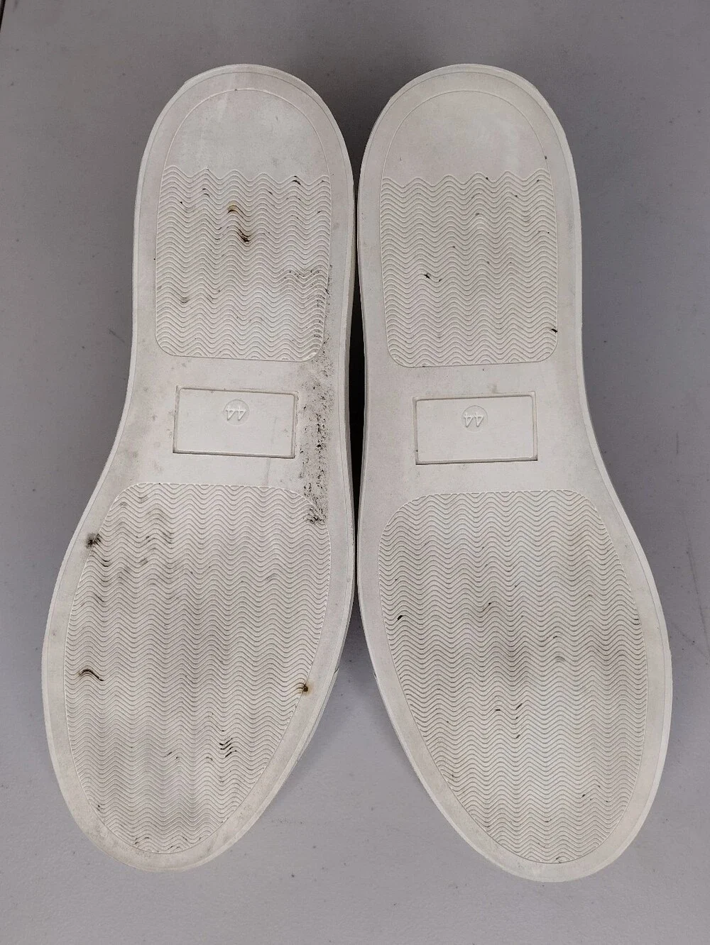 Suitsupply White Leather Low-Top Lace-Up Sneakers Sz 11